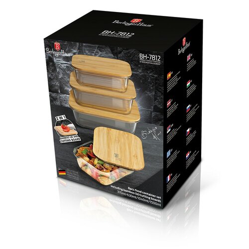 Berlinger Haus Набір ємностей з кришкою з 4 предметів