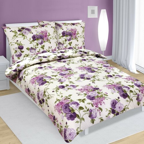 Bellatex Bombažno posteljno perilo Rose lilac ,140 x 220 cm, 70 x 90 cm