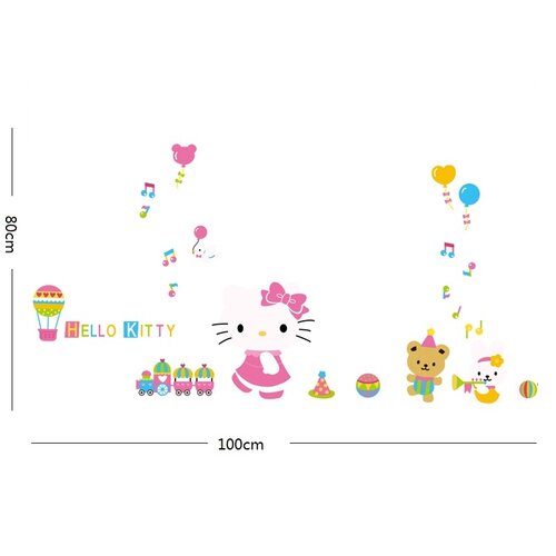 Samolepiaca dekorácia Hello Kitty XL