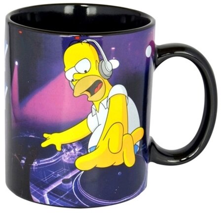 The Simpsons Keramický hrnek DJ Homer 320 ml