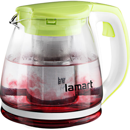 Lamart LT7026 чайник Verre 1,1 л, зелений