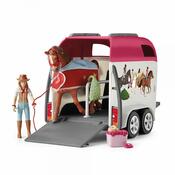 Schleich 42535 Przygoda z samochodem i przyczepą oraz koniem