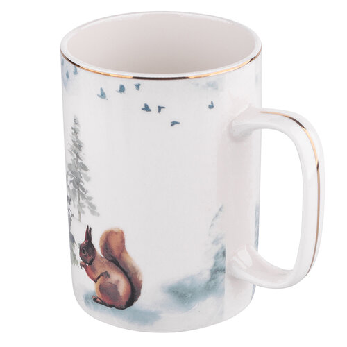 Obrázok Misty Forest Porcelánový hrnček Squirrel, 300 ml