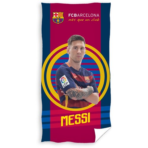 Osuška FC Barcelona Messi 2016, 70 x 140 cm
