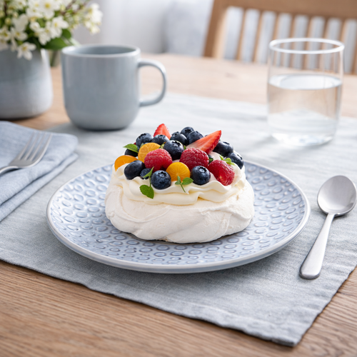 Steingut-Dessertteller Wheels, 21 cm