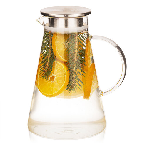 Carafă de sticlă cu capac 4Home Jug Hot&Cool, 1,8 l