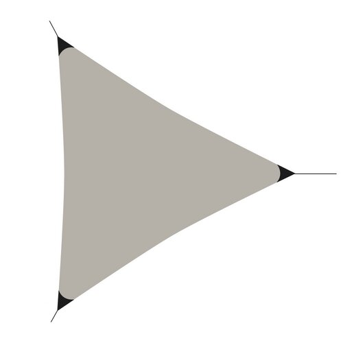 Płachta zaciemniająca z filtrem UV 50+, taupe, 3,6 x 3,6 x 3,6 m