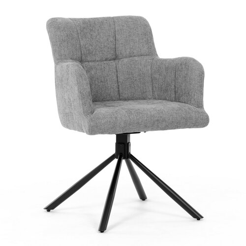 Set de scaune de sufragerie cu mecanism deîntoarcere DCH-T1122 GREY2, 2 buc.