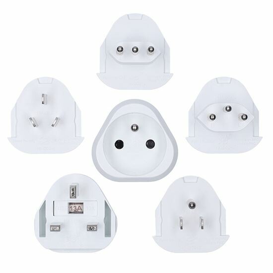 Solight PA20 Cestovní adaptér univerzální, uzemněný
