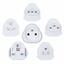 Solight PA20 Uniwersalny adapter podróżny, uziemiony