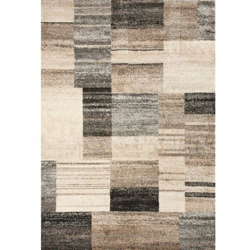 Spoltex Kusový koberec Loftline béžová / sivá, 120 x 170 cm
