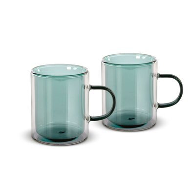 Lamart LT9122 Dvodelni komplet kozarcev Tea Vaso,350 ml, zelena