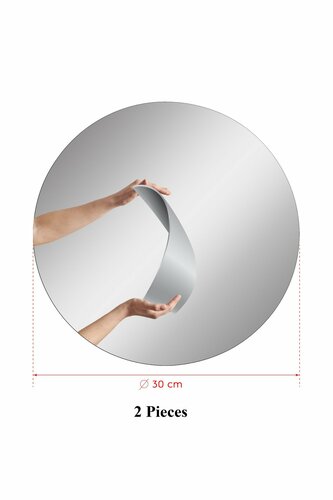 Zrkadlo Round 30 cm, 2 ks
