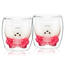 4Home Thermogläser Hot&Cool Lady Bear 250 ml, 2 Stück
