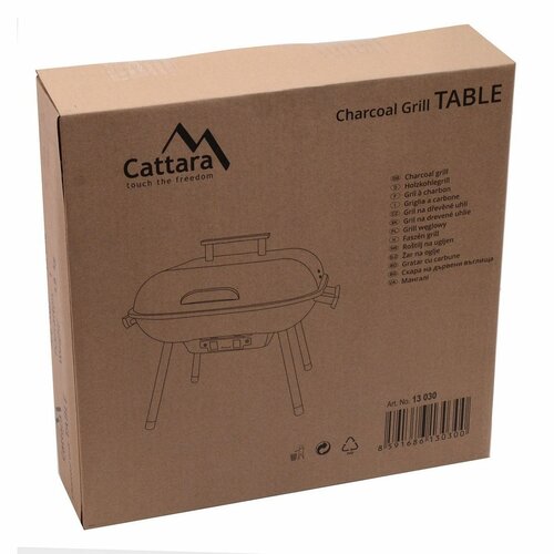 Cattara Gril na dřevěné uhlí Table,  37 cm