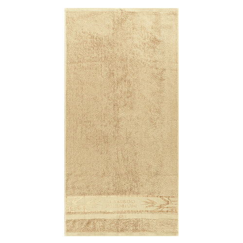 4Home Рушник для рук Bamboo Premium світло- коричневий, 50 x 100 см