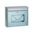 Stalowa skrzynka pocztowa z hartowanym szkłem