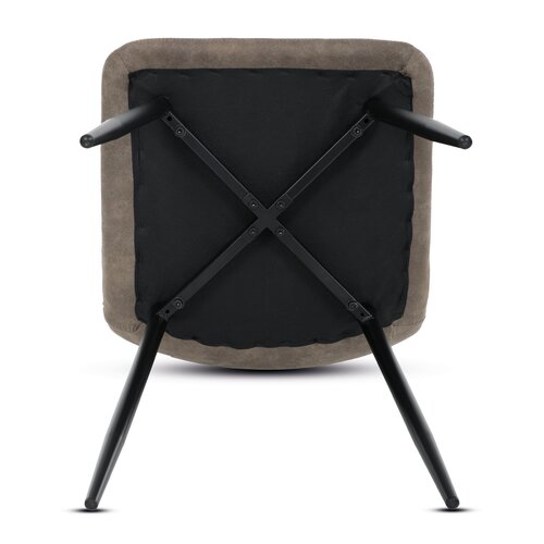 Scaun de sufragerie Vintage CT-281 BR3, maro