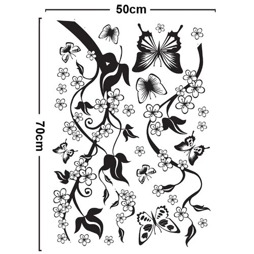 Stickere decorative fluture