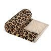 Bellatex Decke Korall micro Einzelbett Leopard, 150 x 200 cm