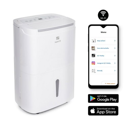 Odvlhčovač G21 Impact s WiFi 30 l/24 h