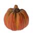 Herbstdekoration: Runder orangefarbener Kürbis, 12,1 × 11,6 × 12,1 cm, Mg