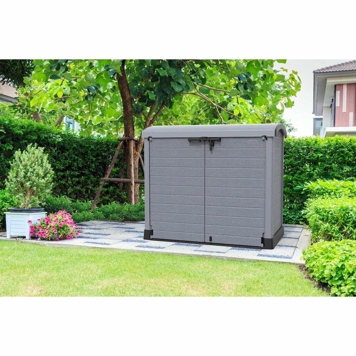 Duramax Plastový úložný box StoreAway šedá, 1200 l - thumb (1)