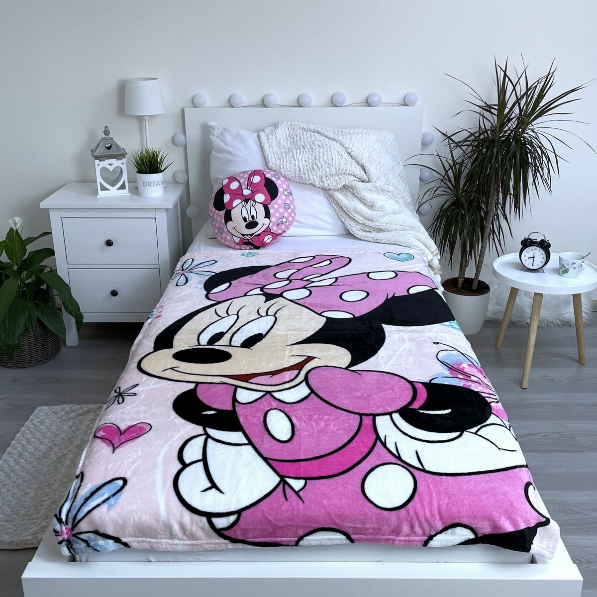 Jerry Fabrics Minnie Flowers 02 gyerek takaró, 100 x 150 cm termék 2. képe