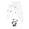 Sac de dormit Herding Fynn Star Panda, pentru copii, 45 x 70 cm