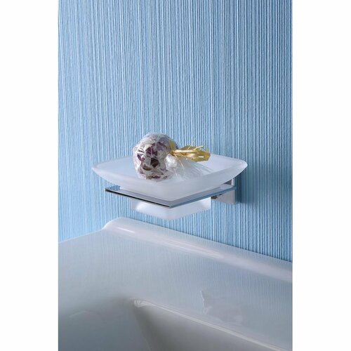 AQUALINE 1416-02 Apollo szappantartó, tejes üveg termék 2. képe