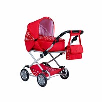 New Baby Wózek dla lalek Monika, czerwony
