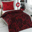 Bavlnené obliečky Sal červená/čierna, 140 x 200 cm, 70 x 90 cm