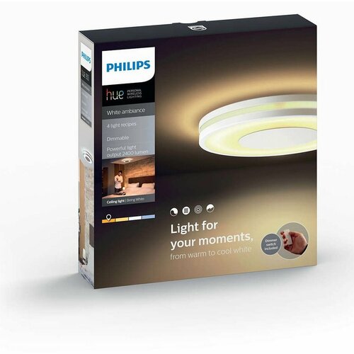 Philips Hue 32610/31/P6 stropní LED svítidlo Being 32 W, bílá