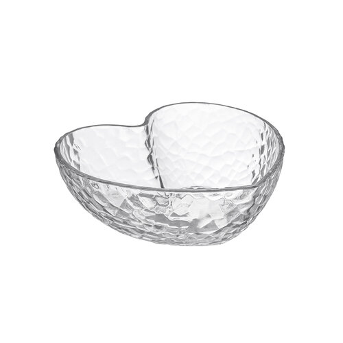 Altom Zestaw szklanych misek Heart, 9 cm, 6  szt.