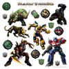 Selbstklebende Transformers-Dekoration, 30 x 30 cm