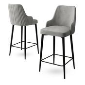 Set de scaune de bar Enox Grey, 2 buc.