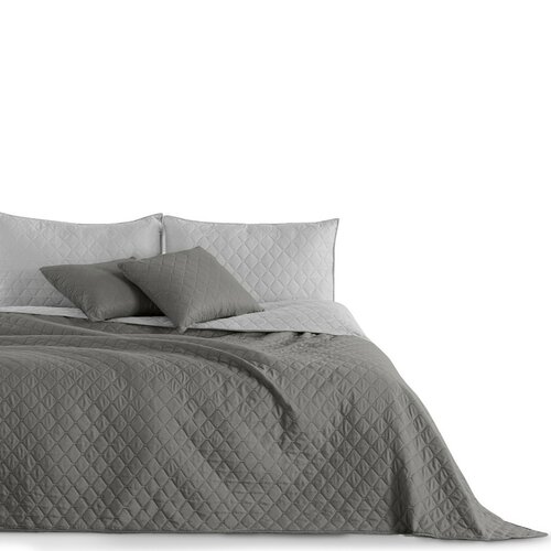 DecoKing Prekriv za postel Axel grafitno siva, 170x 210 cm
