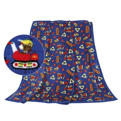 Bellatex Kinderdecke Ella Baustelle, 100 x 155 cm