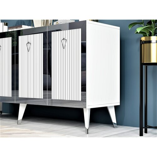 Dulap Bare White and Silver