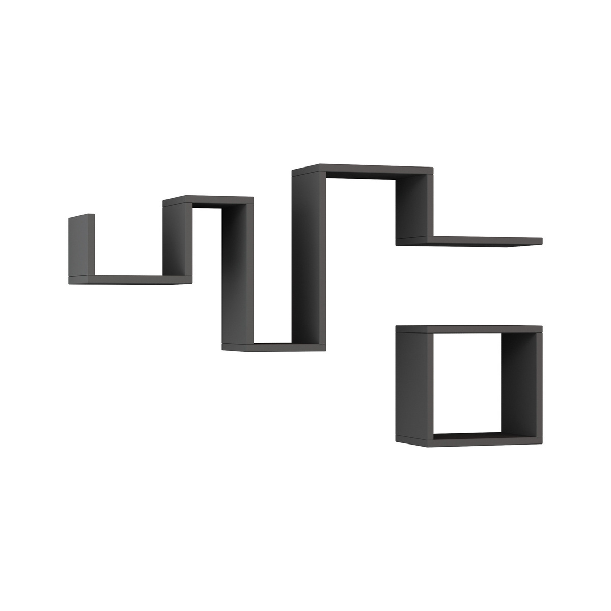 Follow Antracit polc, 2 db, antracit akciós termékkép 1