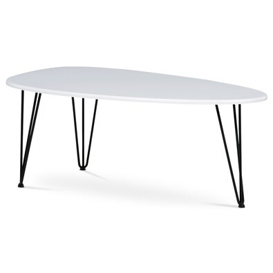 Odkladací stolík 120 x 67 cm, biela