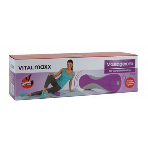 Masážny vibračný cvičebný valec Vitalmaxx, 37 cm