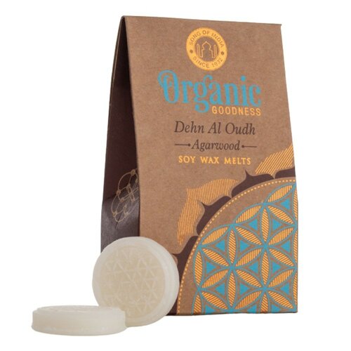 Organični topni vosek v kovancih Flower of Life,De hn Al Oudh - Agarwood