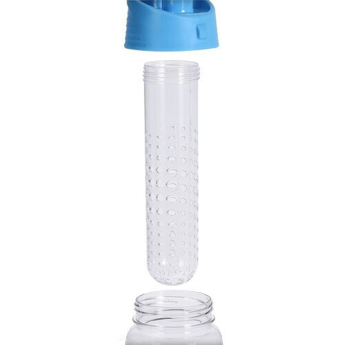 Športová plastová fľaša Lena 650 ml, modrá