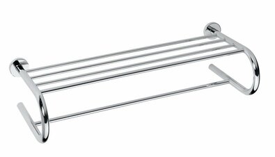 SAPHO XR418 X-Round E Handtuchhalter, U-Form, 65 cm, silber