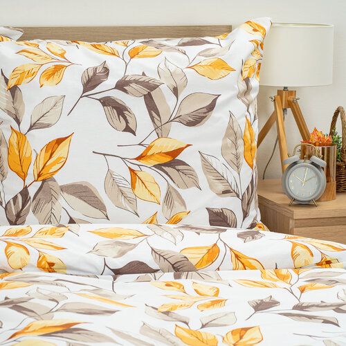 4Home Бавовняна постільна білизна ренфорс  Autumn Leaves, 140 х 200 см, 70 х 90 см