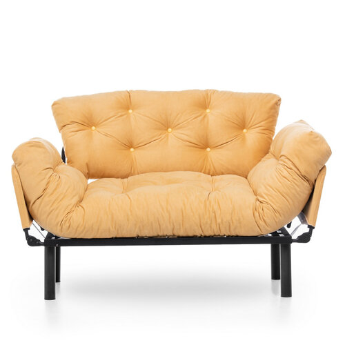 Canapea extensibilă Nitta Mustard