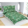 Lenjerie de pat din bumbac List verde, 140 x 200cm, 70 x 90 cm