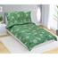 Lenjerie de pat din bumbac List verde, 140 x 200cm, 70 x 90 cm