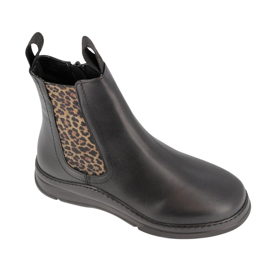 E-shop Hergos Členkové topánky Nero čierna, veľ. 40, 40 EU